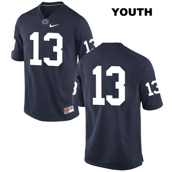 NCAA Nike Youth Penn State Nittany Lions Saeed Blacknall #13 College Football Authentic No Name Navy Stitched Jersey XHW4698AT